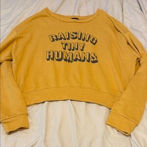 Blank Paige Mustard Crew Neck Sweater